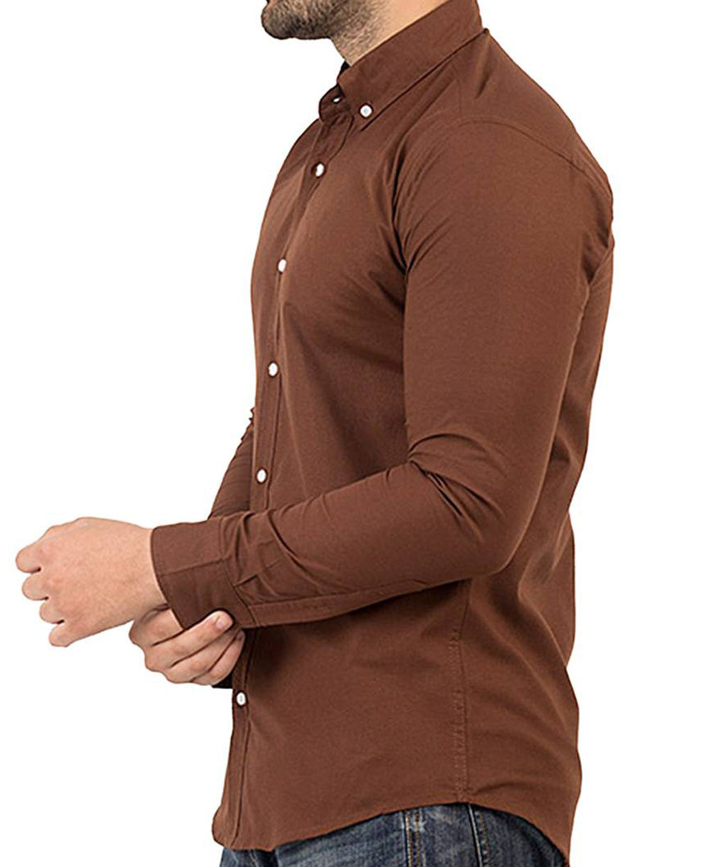 Casual Shirts Brown