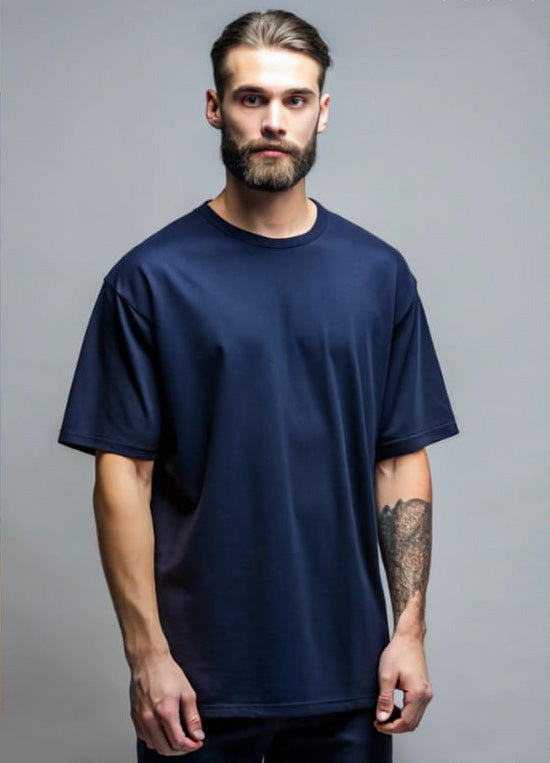 Oversized Men's T shirts Dropped Shoulder Short Sleeve