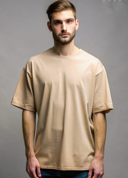 Oversized Men's T shirts Dropped Shoulder Short Sleeve