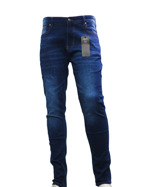 Slim Fit Navy Blue Jeans