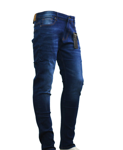 Slim Fit Navy Blue Jeans