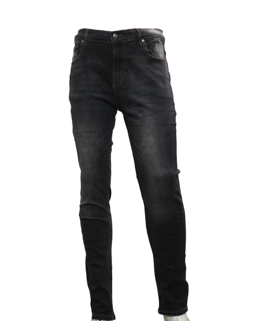 Slim Fit Mid Black Jeans