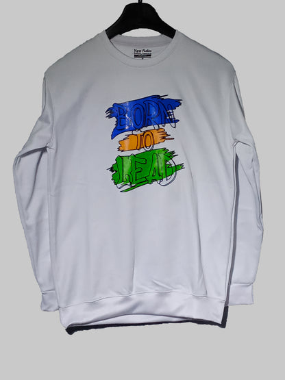 Back Printed Sweatshirt For Men's