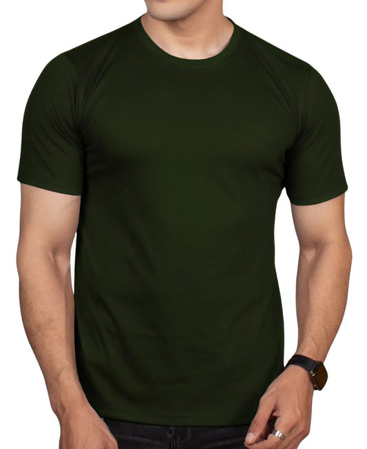 Mens Dark Green Dri Fit T Shirt