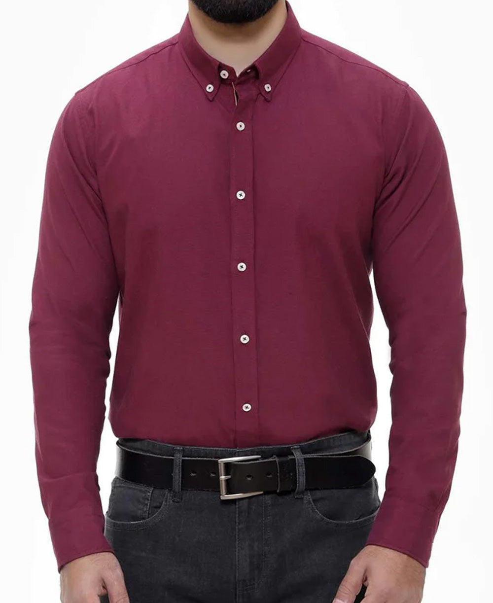 Casual Shirt Maroon