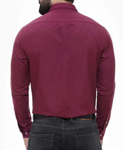 Casual Shirt Maroon